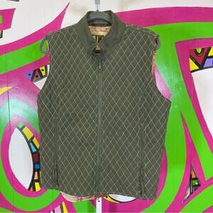Ethyl Brand, Quilted Vest. Size XL. Glitzy Floral Lining. Adjustable Waist.